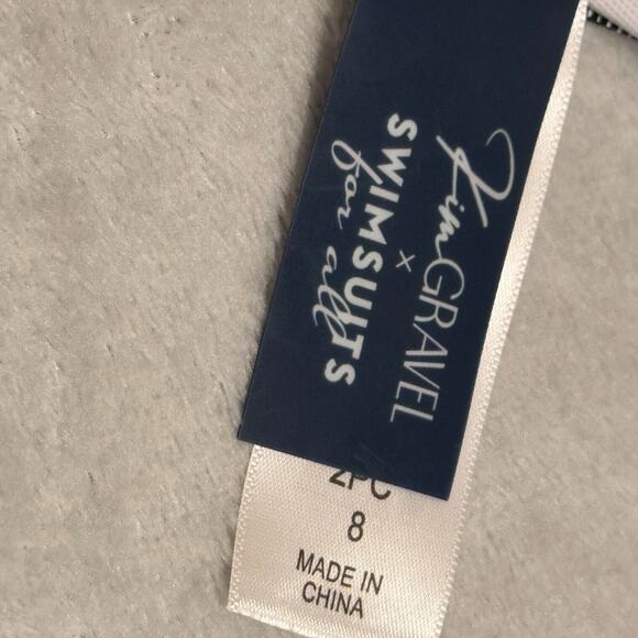 Kim Gravel x Swimsuits For All Flowy‎ Tankini and Brief Set Size 8 New with tags - Picture 7 of 7